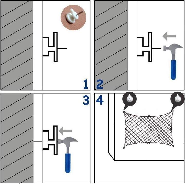 Produktbild Esmée Wandnetz Fotohalter Organizer (Pinnwand)
