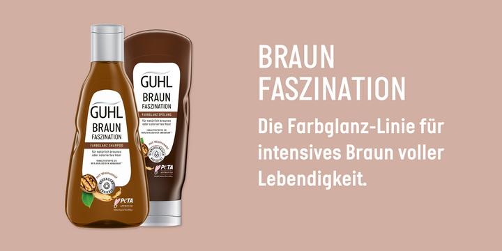 Produktbild Guhl Braun Faszination Shampoo Farbglanz (250 ml, Flüssiges Shampoo)