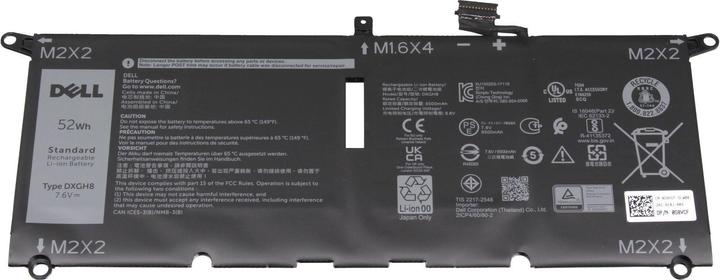 Dell DXGH8 (4 cellules, 6840 mAh)