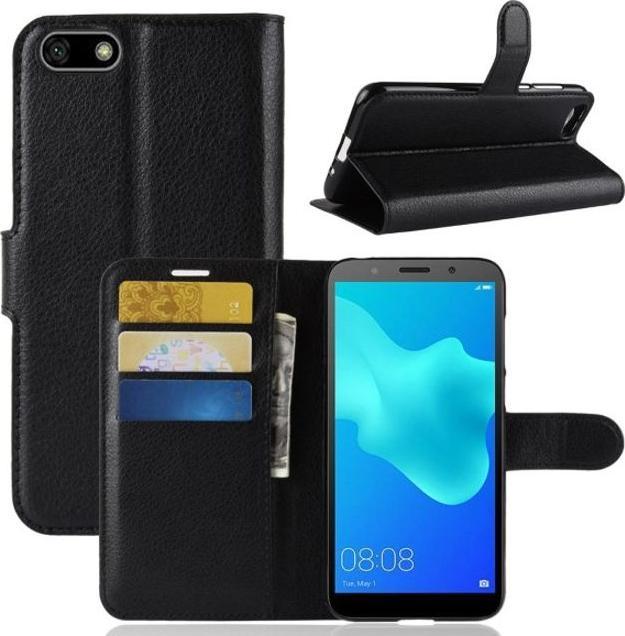 Actual product image MU Classic Litchi Leather Bookcover Series (Huawei Y5 (2018))