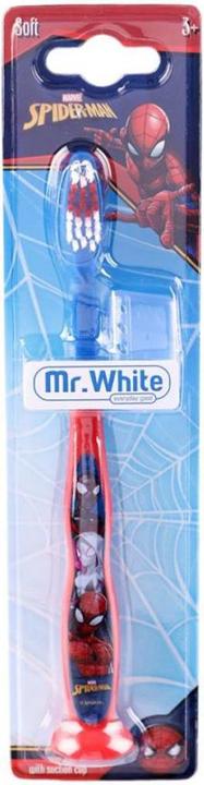 Tinokou Spider-Man Hand Toothbrush with Protective Cap (Weich)