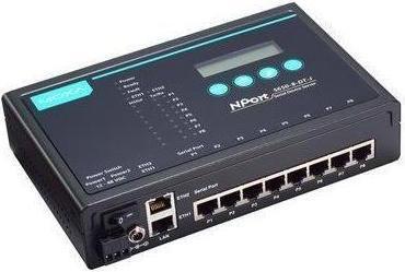 Produktbild Moxa NPORT 5650-8-DT-J - 8-Port RS-232422485 Desktop Device Server mit RJ45 Anschlüssen und 48 VDC Stromv