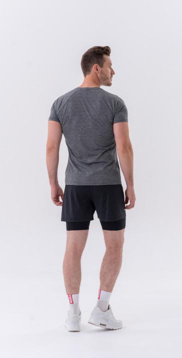 Image du produit Nebbia T-shirt sport léger "Grey" 325 gris foncé (XL)