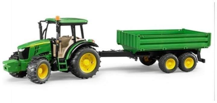 Produktbild Bruder BR John Deere 5115 M mit Bordwandanhänger