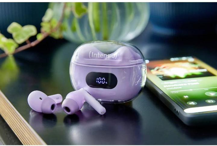 Produktbild Intenso True Wireless Kopfhörer Buds Plus T313AE lila (ANC, 7.50 h, Kabellos)