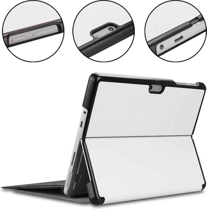 Actual product image Lobwerk Cover for Microsoft Surface Go/Go2 2-in-1 Tablet 10 inch Slim Case Case with Auto Sleep/Wake (X)