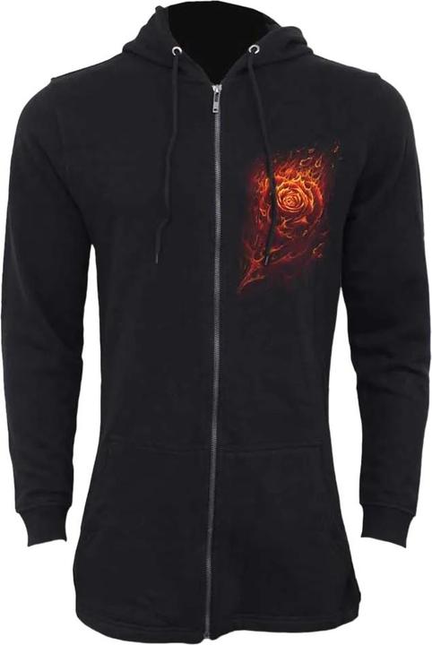 Spiral Hoodie mit durchgehendem Reissverschluss (S)