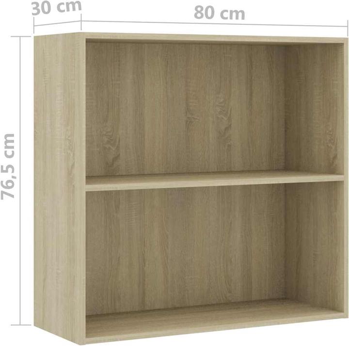 Actual product image VidaXL Rotating Bookshelf with 12 Slots (80 x 30 x 76.5 cm)