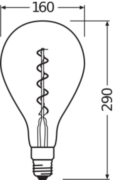 Produktbild Osram Vintage 1906 Led Classic A (E27, 5 W, 300 lm, 1 x, G)