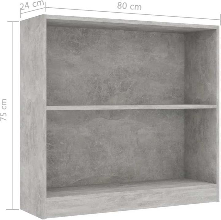 Actual product image VidaXL Bücherregal (80 x 24 x 75 cm)