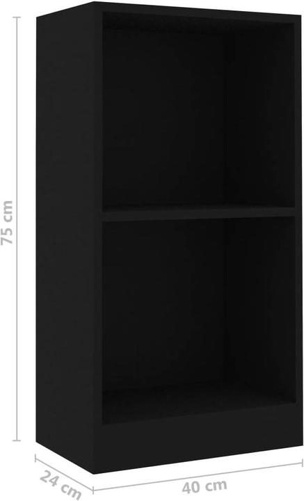 Actual product image VidaXL Rotating Bookshelf with 12 Slots (40 x 24 x 75 cm)