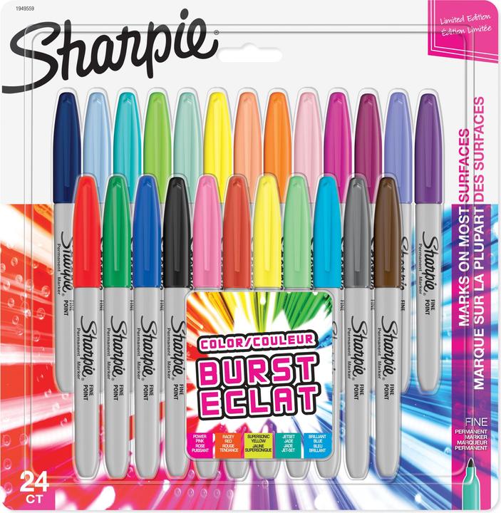 Sharpie Color Burst (Mehrfarbig, 1 mm, 24 x)