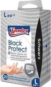Produktbild Spontex Black Protect 20 Stück L Nitrilhandschuhe (L)