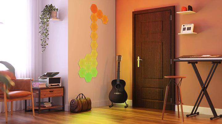Actual product image Nanoleaf Shapes Hexagons Starter Kit (15x) (100 lm)