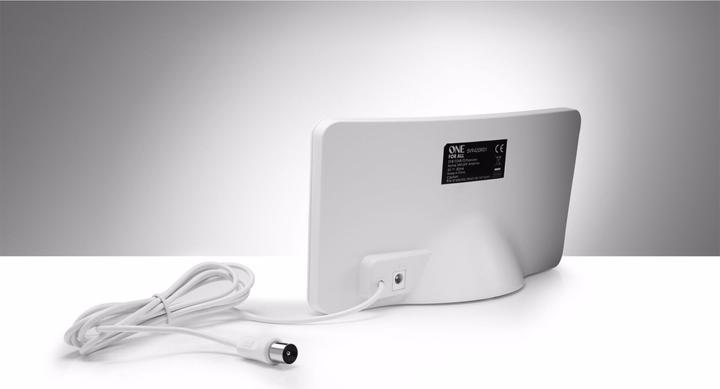Produktbild One for All DVB-T2 Curved Antenne 5G wht (Flachantenne, 42 dB, DVB-T / -T2, DAB/ DAB+)