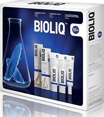 Bioliq 55+ zestaw krem intensywnie liftingujący do skóry oczu, ust, szyi i dekoltu 30ml + krem na (Gesichtspflege set)
