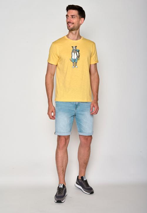 Actual product image Greenbomb Animal Dog Traveller Roll T-Shirt (XL)