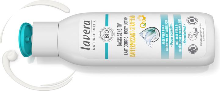Image du produit Lavera Basis Sensitiv lotion corps raffermissant Q10 aloe lot (Crème pour le corps, 250 ml)