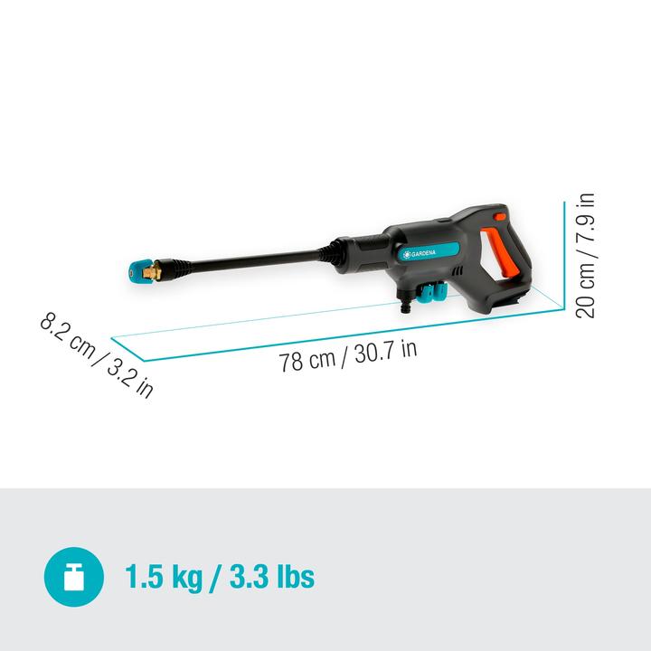 Actual product image Gardena AquaClean (Rechargeable battery operated)