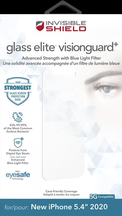 Produktbild InvisibleShield Glass Elite VisionGuard+ (1 Stück, Apple iPhone 12 mini)