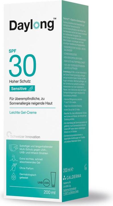 Actual product image Daylong Sensitive (Sun cream face, SPF 30, 200 ml, 250 g)