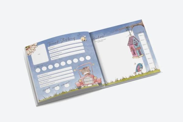 Actual product image Matz & Leni My Friends Book Album "Dog & Cat (21 x 21 cm)