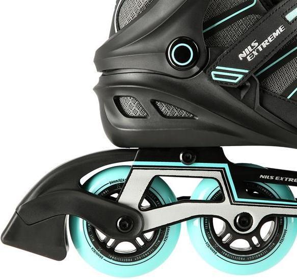 Produktbild Nils Rollschuhe NA14217 Schwarz-MINT GRÖSSE 41 INLINE-SKATES EXTREME (41)