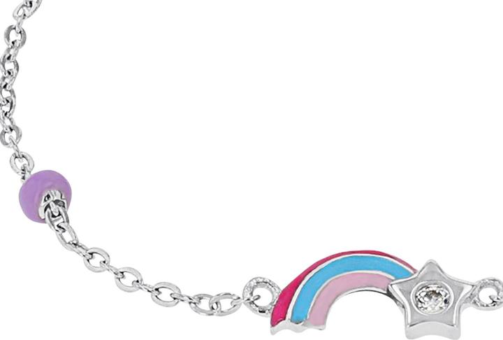 Actual product image Prinzessin Lillifee Armschmuck für Mädchen, 925 Sterling Silber, Zirkonia synth. | Sternschnuppe (15 cm, Silver 925)