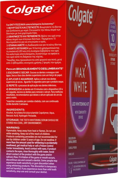 Immagine prodotto Colgate Kit sbiancante Max White Ultim (Luce LED)