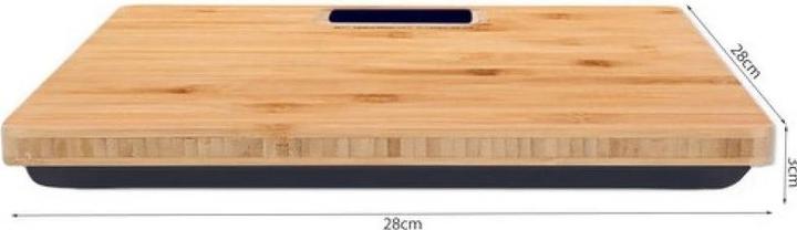 Immagine prodotto Ruhhy Digitale BAMBUS PERSONENWAAGE Design Waage bis 180kg (180 kg)