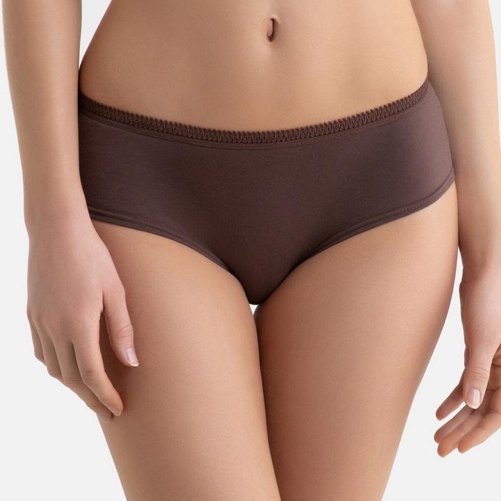 Produktbild La Redoute Collections 3er-Pack unifarbene Shortys (W32/L34, 3er Pack)