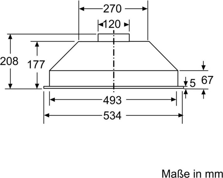 Produktbild Neff DNAA511C (Huttenlüfter)