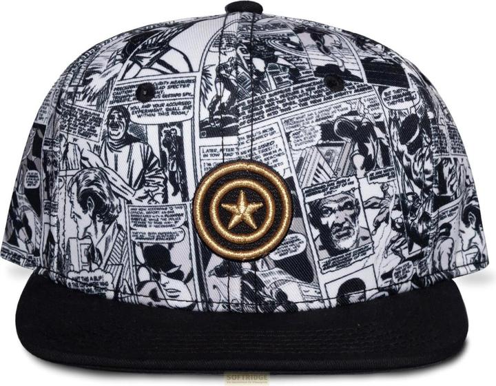 Actual product image Difuzed Marvel Heroes - Captain America - Men's Snapback Cap (One size)