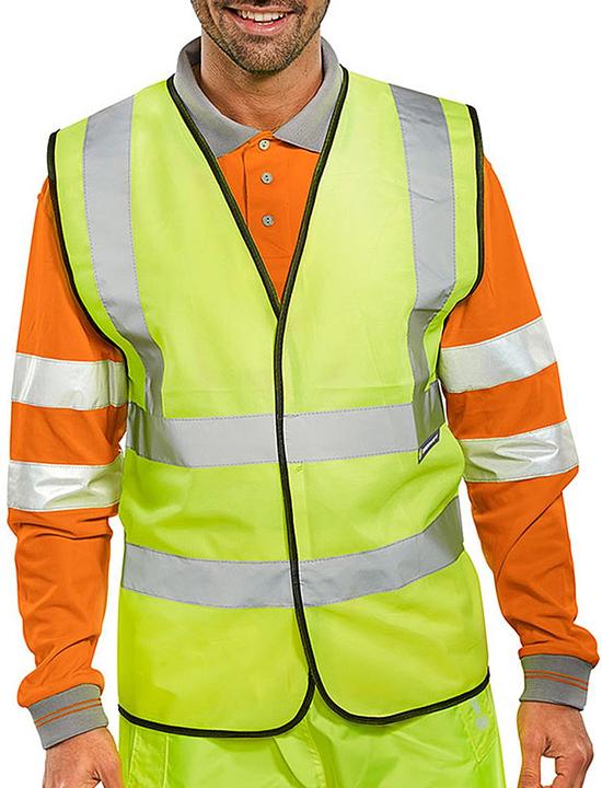 B Seen Gilet Hi-Vis Orange S (S)