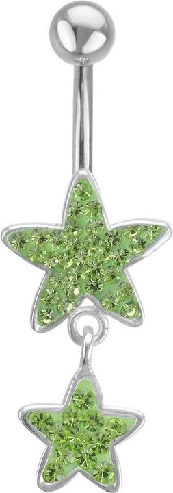 Bijouteria Bauchpiercing (Kristall, Chirurgenstahl 316L)