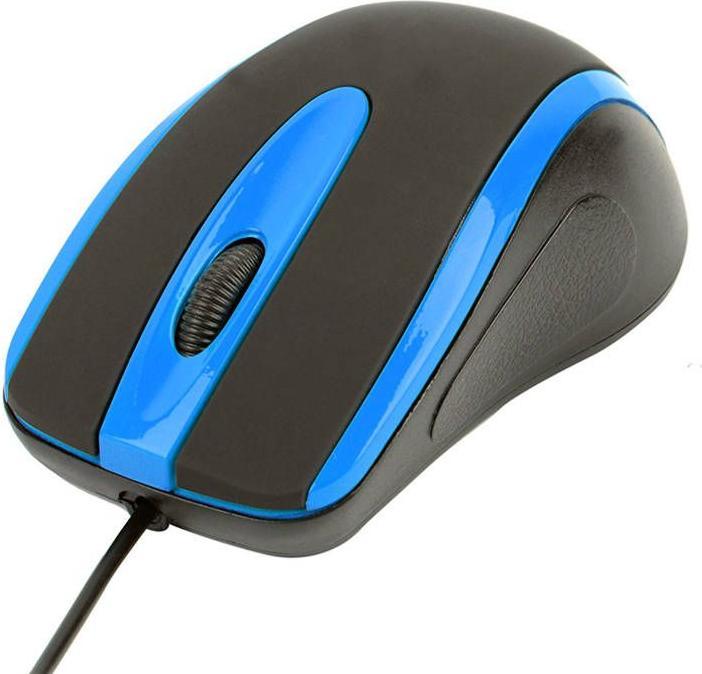 Produktbild Havit Universal mouse MS753 (black & blue) (Kabelgebunden)