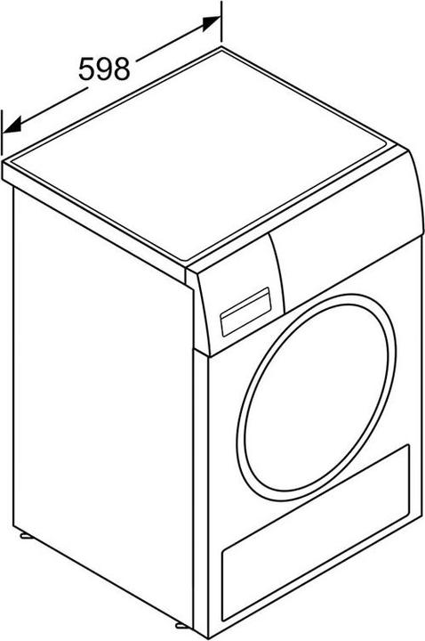 Image du produit Bosch Hausgeräte WQG233C0CH (8 kg, Droite, Fiche CH)