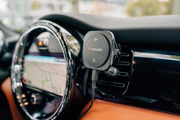 Produktbild Verbatim Charge'n'Drive Magnetic Wireless Car Charger Qi2 31861