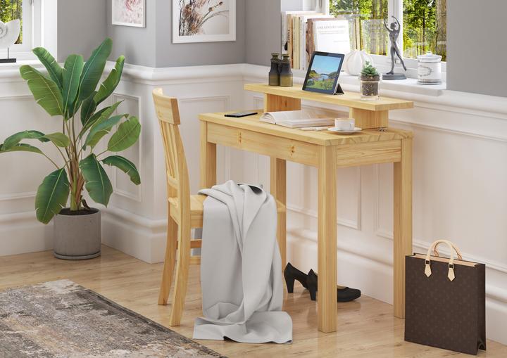 Produktbild Erst-Holz Monitorständer Tischaufsatz Erhöhung Kiefer natur 100 cm für Laptoptisch 90.82-90-10