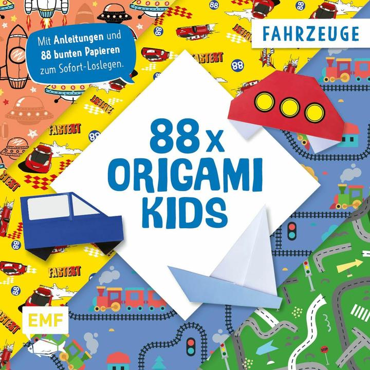 Produktbild 88 x Origami Kids – Fahrzeuge (Deutsch, Thade Precht, 2025)