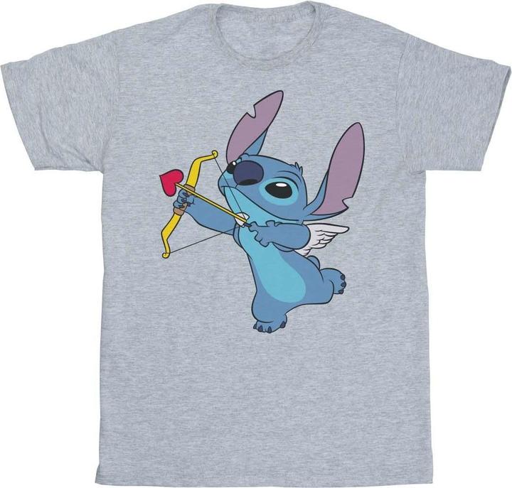 Disney Lilo And Stitch Stitch Cupid Valentines TShirt Mädchen