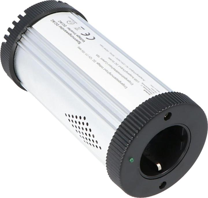 Produktbild AccuCell Spannungswandler DC/AC von 12 Volt auf 230 Volt mit max 150 Watt