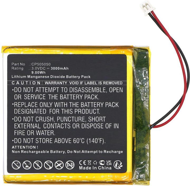 Image du produit CoreParts Batterie 3.0V 3000mAh 9.00Wh (3000 mAh)
