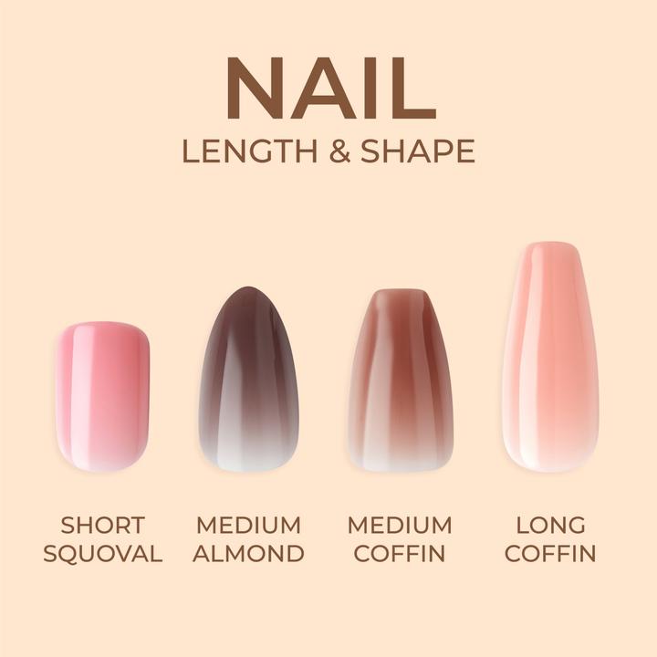 Actual product image KISS Bare-But-Better Gel Nails - 28 Pieces (Artificial nails)