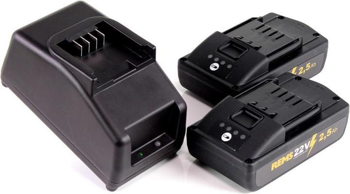 Image du produit Rems Kit batterie Power Pack 21,6V (22V max) avec 2x batterie 2,5Ah + chargeur 90W ( 571585 )
