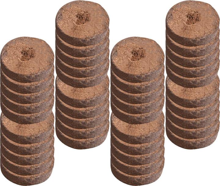 Alma Garden Pastilles de coco pour la culture des plantes, 40 pcs.