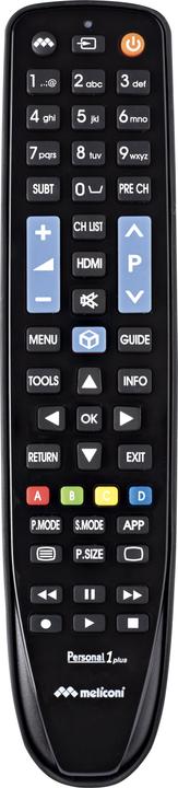 Immagine prodotto Meliconi Gumbody Personal 1+ Telecomando per TV SAMSUNG Sostituisce il Telecomando Originale Pronto a (Telecomando specifico per il dispositivo, Miracolo)
