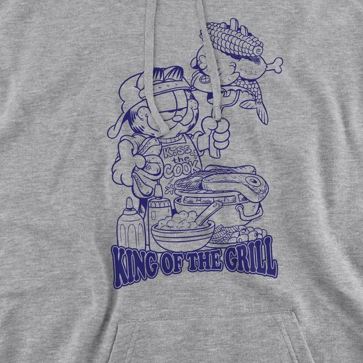 Immagine prodotto Garfield King Of The Grill Felpa con Cappuccio Uomo (XL)