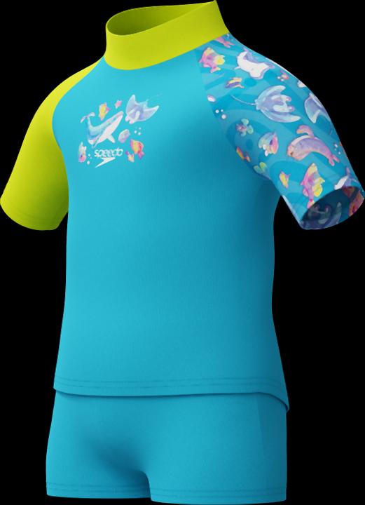 Speedo Digital Short Sleeve Rash Top (10, 11, 12)