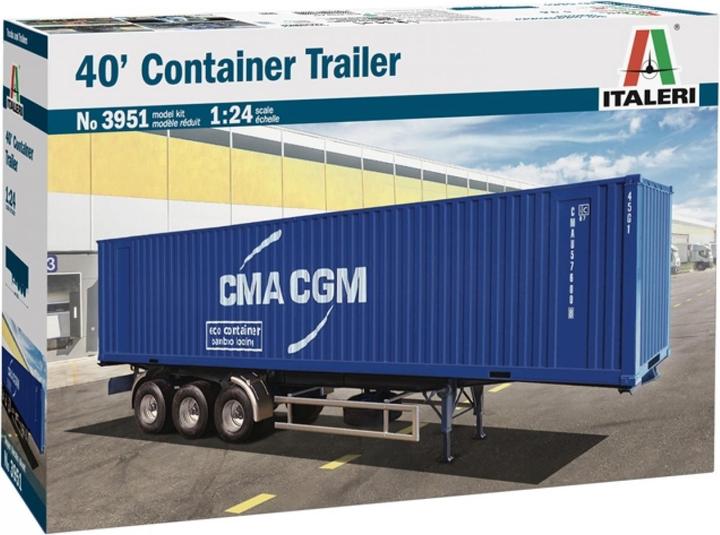 Actual product image 1:24 Container Semitrailer 40Ft